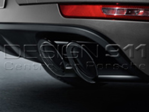 Terminali di scarico sportivi NERI. PorscheMacan - 95B04420008, 95B04420014