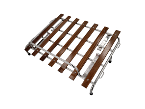 Portabagagli posteriore con classiche liste in legno - 91180102000