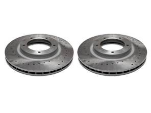 Disco freno anteriore forato (coppia). Porsche 944 Turbo - 95135104100 - 951 351 041 00 rd