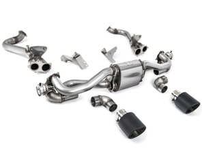 Milltek GPF Bypass Sportauspuff mit Jet Carbon GT-115 Blenden. Porsche 718 Cayman GT4 / Boxster GTS 4.0L - 982251053E, 982251053K, 982251053F, 982251053H, 982251053D, 982251053G, 982254351B, 982254351L, 982254351AA, 982254351P, 982254351R, 982254350B, 982254350L, 982254350AA, 982254350P, 982254350R - SSXPO166