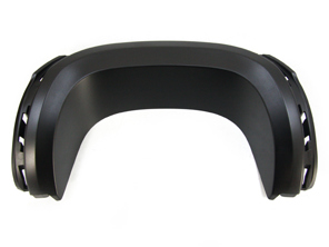 Rear bumper tail pipe trim cover. Porsche 981 GTS / 981 SportDesign - 98150581103OK1