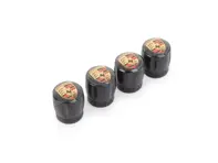 Dekoratives Ventilkappen-Set 4-teilig für Porsche - 99104460267, 99104460268, 99104460269