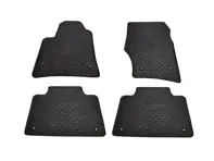 Rubberen vloermattenset (4-delig) - Nieuw, ongebruikt - voor Porsche 955 / 957 Cayenne met stuur links (LHD) - 95504480061