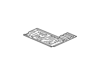 Plaque de plancher de coffre. Porsche 968 - 94450107501