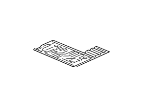 Boot floor plate. Porsche 968 - 94450107501