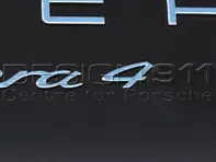 '4' CHROM-Heckdeckel-Emblem. Porsche 991 (911) Carrera 4 - 99155924101