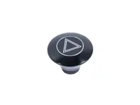 Trekknop voor alarmlichtschakelaar van massief aluminium. Porsche 911 1965-1969 - 90155282101 - DA95