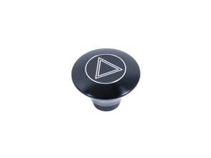 Trekknop voor alarmlichtschakelaar van massief aluminium. Porsche 911 1965-1969 - 90155282101 - DA95