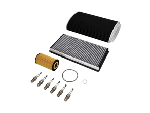 Kit d'entretien pour Porsche Boxster 987 2.7L / 3.2L et 3.4L / Cayman : huile, filtres à air, bougies d'allumage et plus encore - 98710098700, 98710098700/1, 98711013301, 99757121902, 99610722560, 99917022390, 90012310630, 00004400204