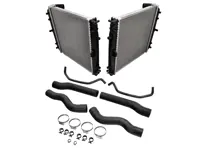 Water coolant front radiators & pipes kit. Porsche 996 C2/ C4 manual cars - 99610662158, 99610662255, 99610662558, 99610662654, 99610613753, 99610613853, 99610613151, 99610613150, 99610613251