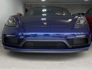 完整的前保险杠格栅金属网套件保时捷 718 Boxster 和 Cayman GTS