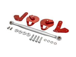 Stabilizzatore del telaio ausiliario posteriore con punti di ancoraggio (anteriore e posteriore) di Rennline. Porsche 986 Boxster / 987 Cayman / 987 Boxster - E32.35.SB96, E3235SB96