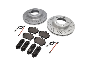 Pack Plaquettes et Disques de Frein AVANT Porsche 987 Boxster / 987C Cayman - 98735140101, 98735140201, 98735193903, 98735108801, 99761275500, 99761275701