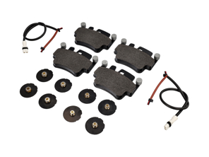 Kit pastillas de freno, sensores y calzas DELANTERO Porsche Boxster 986 S 3.2L OE - 99635294903, 99635108802, 99661236501