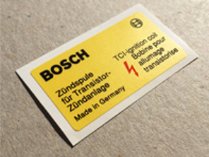 Spoel sticker. Porsche 911 (964) - 91170120056