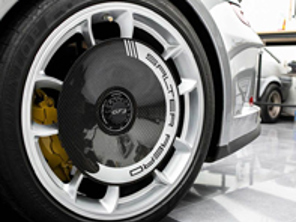 Rear wheel carbon fibre aero discs Porsche 991.2 GT3 - SA013
