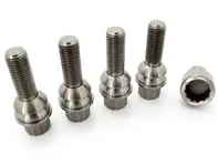 Kit tornillos de bloqueo de ruedas Titanio para Porsche 986/996/997/Cayman - 971698030B, PAF009593, 99736105702, 99736198010, 3608300002, 99736198009, WHT006979A, 3608300002/1, 3608300001/1, 3608300001, 3608300001BLK, 99736120000