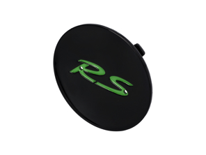 Wieldop 'GT3 RS ' ZWART met GROEN logo voor Porsche - 997361303912D8, 997361303918C6