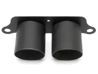 Terminali di scarico Deluxe Dual Style NERO OPACO. Porsche 991 GT3 - 99111125390, 99111125393