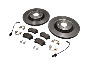 Hintere Bremsscheibe Ø: 330 mm und Bremsbeläge (Paket) Porsche Macan - 95B615601G, PAB698451