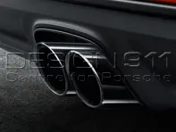 Tubos de escape deportivos NEGROS. Porsche 718 (982) Boxster / 718 (982) Caimán - 98204420011, 98204420010, 98104420010, 98104420011