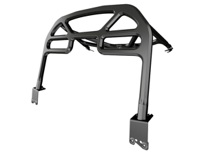 Arceau de sécurité et barre de harnais en fibre de carbone sèche. Porsche 718 Caïman - 98158010380 - SRRSCFRC
