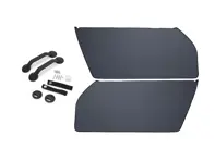 RS-Türverkleidungssatz, mit SCHWARZEN Zugbändern. Porsche 911/930/964/993 - 96455503X00, 964555830BK, 964555251008YR