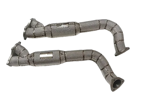 Resonerende GPF verwijder uitlaatpijpset. Porsche 718 Boxster Spyder / Cayman GT4 / GTS 4,0ltr - 982254351B, 982254351L, 982254351AA, 982254351N, 982254351T, 982254350B, 982254350L, 982254350N, 982254350AB, 982254350T - 9M82254351BRESKIT