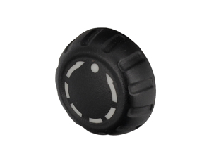 Bouton rotatif DROIT pour commande radio PCM. Porsche 987.1 Boxster / 987C.1 Cayman / 997.1 - 95564295200, 95564295100, 99764220200A05, 99764220100A05, 99764220201A05, 99764220101A05 - URO-016927