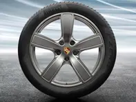 Llantas de aleación Cayenne Sport Classic Platinum (satinado) de 20' y neumáticos de verano Original Porsche - 9Y0044640E