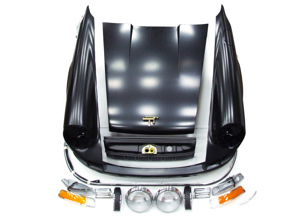 Restaurierungs- oder Backdate-Facelift-Kit VORNE Porsche 911 1969-73 - 91150502102GRV, 90150502320GRV, 91150502202GRV, 91163197001, 91163197000, 90155921027, 7L5853611B, WHT004974, 90151101024GRV, 90150515700, 90150515800, 91150501105GRV, 91150501700, 91150501800, 90151105999, 90150504132, 90150509120, 90150103121GRV, 91163111200, 90155943127, 90155943227, 91155943900, 91163194301, 91163194401, PCG63193520, PCG63193620, 90150303123DSK, 90150303223DSK, 91179950307, 91163111502, 90151190106