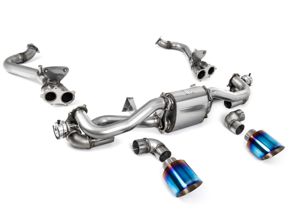 Milltek sportuitlaat met GPF-bypass en verbrande titanium afwerking. Porsche 718 Cayman GT4 / Boxster GTS 4.0L - 982254351B, 982254351L, 982254351AA, 982254351P, 982254351R, 982254350B, 982254350L, 982254350AA, 982254350P, 982254350R, 982251053F, 982251053H, 982251053K - SSXPO153