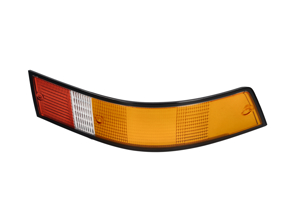 Lente indicatore posteriore con bordo nero. Porsche 911 - 91163195000, 91163194901, 91163194900 - URO-004161, 14967/D, 14967/S, 1695350770, 1695350780