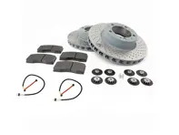 Remblokken en remschijven set voorzijde. Porsche 964 TURBO 3.6L (OE nr. 96535104500 en 96535104600) - 96535104500, 96535104600, 99335194904