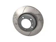 Gegroefde Remschijfrotor LINKS, Voor. Porsche 986 / 987 / 987C / 996 / 997 - 99635140501, 99635140601