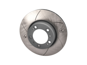 Gegroefde Remschijfrotor LINKS, Voor. Porsche 986 / 987 / 987C / 996 / 997 - 99635140501, 99635140601