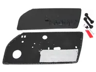 RS / RSA / Backdate Style Türverkleidungen in schwarzem Leder für Porsche 911 / 912E / 930 / 964 / 993 1974-96