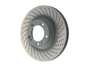 Disco de freno trasero, monobloque perforado, 350 x 28 mm. Porsche 992.1 Carrera S/4S - 992615601A, 992615602A - PRL39987, PRR39988