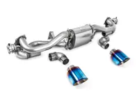 Scarico sportivo Milltek da GPF posteriore e finiture in titanio bruciato. Porsche 718 Cayman GT4 / Boxster GTS 4.0L - 982251053F, 982251053H, 982251053K, 982251053E - SSXPO168