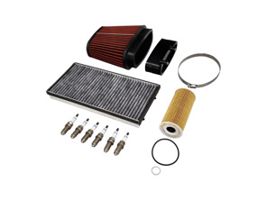 Kit d'entretien pour Porsche Boxster 987 2.9L et 987 S 3.4L / Cayman : huile, filtres à air, bougies d'allumage et plus encore - 0PB115466A, 98711013301, 99917013090, 99757121902, 90012310630, 00004400204