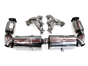 Ensemble de silencieux et collecteurs d'échappement sport. Porsche 997 Turbo - 3606009707, 3606309705