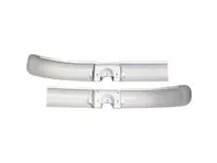 Pare-chocs arrière (non soudé) avec découpes d'échappement. Porsche 356A T2 1957-59 - 64450502101 - PP126T2, P126T2