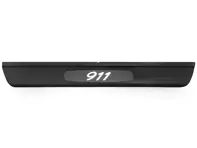 Seuil de porte en noir pour Porsche 996 Carrera - 99655130303A03