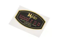 Oil filter decal decal H-Filter. Porsche 911 / 912 - 64470100300 - 1601503600