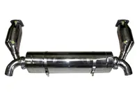 Scarico sportivo posteriore silenziatore e catalizzatori Porsche 997 GT2 e GT2 RS