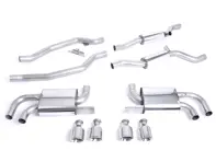 Milltek 运动型排气系统共振（更响亮）。保时捷 958 卡宴 Turbo 4.8L V8 2010-14 - 95811191020, 95811191021, 95811191022, 95811191023 - SSXPO111