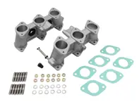 Set collettore di aspirazione alto 40x37mm a induzione PMO per carburatori da 40mm. Testate cilindri CIS Porsche 911 da 2,7 litri / 3,0 litri a porta piccola - PM-O907-0