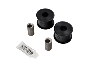 Boccola esterna disassata della ruota anteriore del braccio di controllo del cingolo anteriore. Porsche 996 / 986 Boxster Powerflex serie nera - PFF57-502G, 99634105307, 99634105319, 99634105316, 99634105317, 99634105306, 99734104194, 99734104196, 99734104296, 99734104294