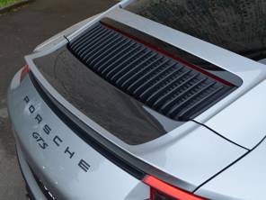 Spoiler posteriore ducktail in fibra di carbonio. Porsche 991.2 - 99150424125G2X, 99150498119G2X, 99150498121G2X - 991.2.24.01.BC, 991.2.24.01.PR, 991.2.24.01.GB, 991.2.24.01.VGC