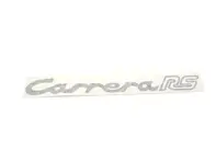 Adhesivo 'CARRERA RS' de capó trasero, en color Negro. Porsche 911 72-73 - 91155903603, 91155903602, 91155903601, 91155903600